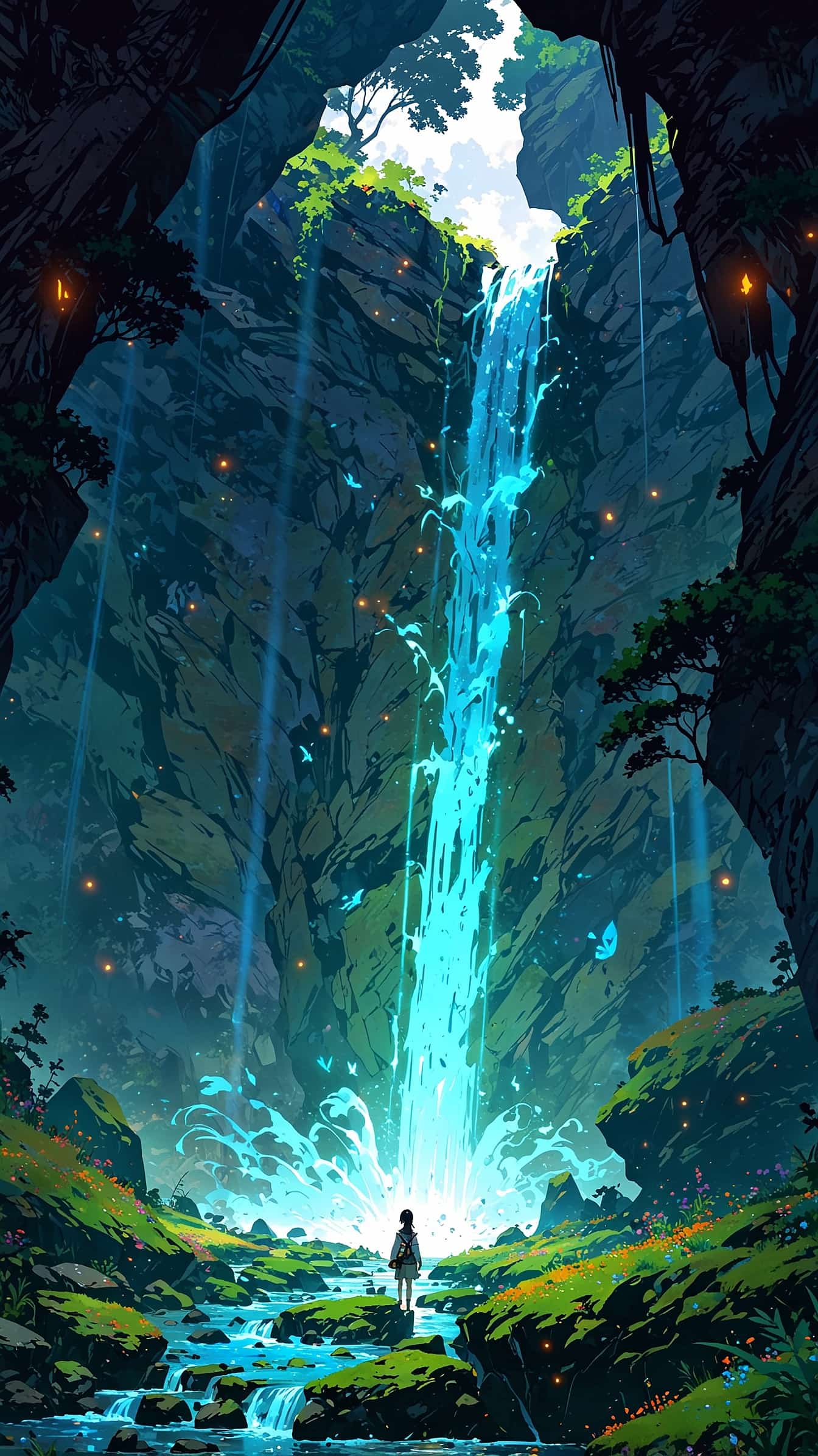 The Spirit Stream anime wallpaper