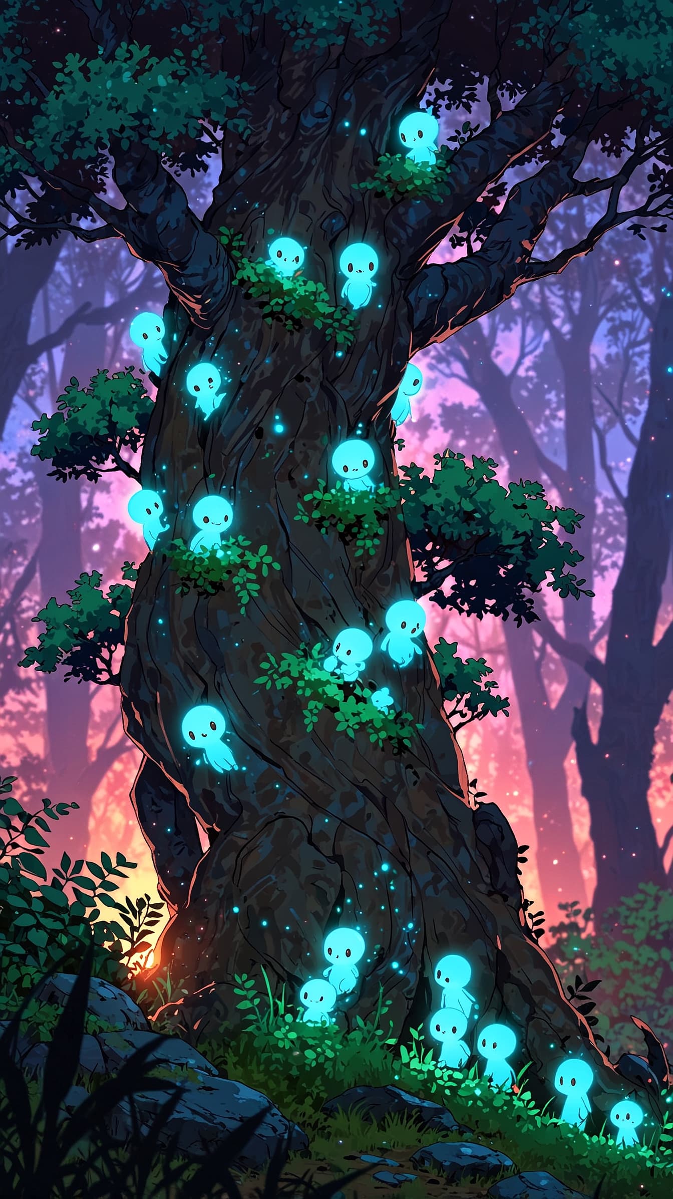 Kodama's Perch anime wallpaper